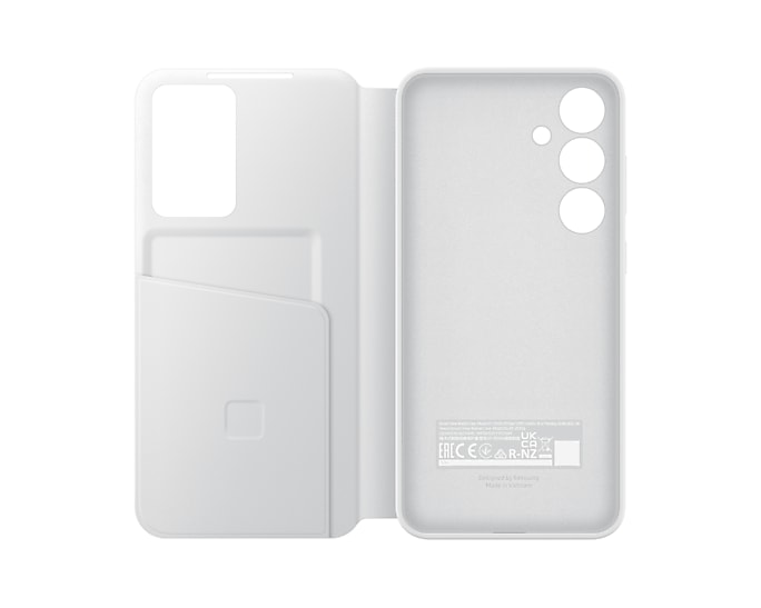 Samsung Galaxy S24 Plus Smart View Wallet Case | White Samsung Galaxy S24 Plus Smart View Wallet Case | White